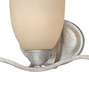 Thomas Lighting Triton Three Light Wall Sconce with Bell Glass Shades for Hallway or Dining Room Silver 21 inches SL717372