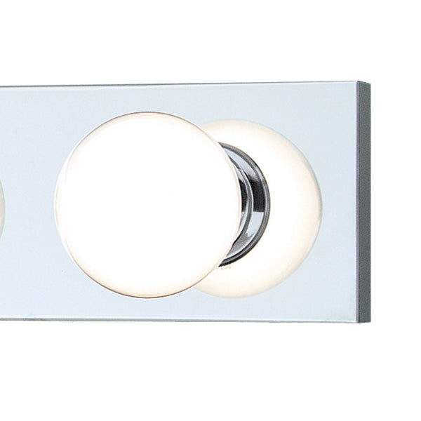 Thomas Lighting Vanity Strip Three Light Hollywood Style Bar with Polished Metal Finish for Bathrooms 18 inches Chrome SL74134