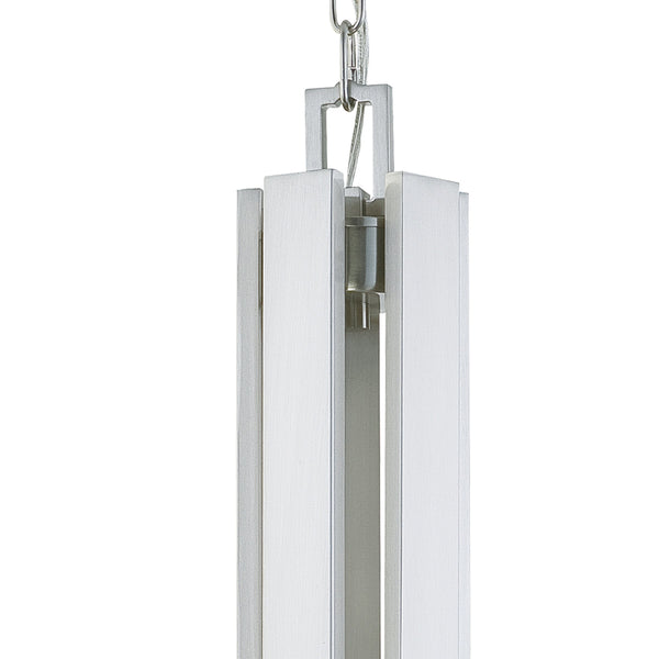 Thomas Lighting Pendenza Three Light Chandelier Brushed Metal Frame with Fabric Glass Shades Dining Room Nickel 23.5 W x 23.5 D x 22.25 H SL806778