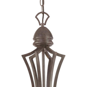 Thomas Lighting Triton Nine Light Metal Chandelier with Glass Shades for Dining and Entryway Spaces Bronze SL808322