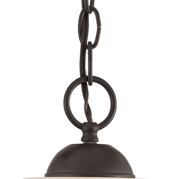 Thomas Lighting Elipse Tulip Frosted Glass Pendant Bronze Curved Arm Dining Room Ambient Light SL820063