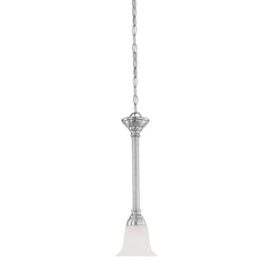 Thomas Lighting Riva Tulip Glass Mini Pendant Light for Kitchen Islands and Breakfast Nooks Nickel SL820678