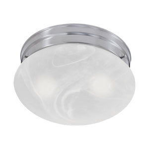 Thomas Lighting Elowen Bubble Dome Flush Mount Ceiling Light Brushed Nickel Finish for Bedroom Hallway SL845678