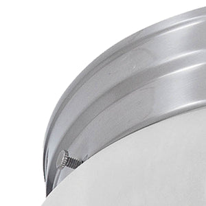 Thomas Lighting Elowen Bubble Dome Flush Mount Ceiling Light Brushed Nickel Finish for Bedroom Hallway SL845678