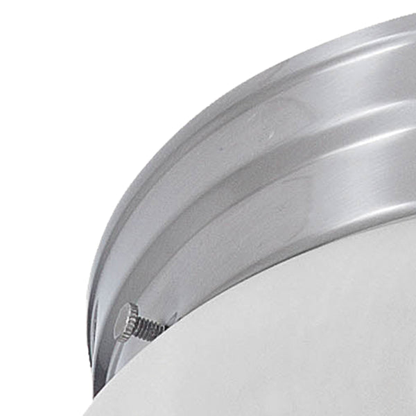 Thomas Lighting Elowen Bubble Dome Flush Mount Ceiling Light Brushed Nickel Finish for Bedroom Hallway SL845678