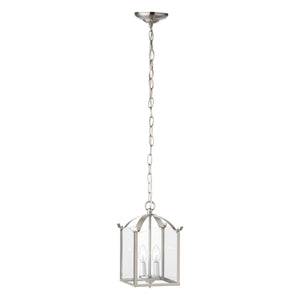 Thomas Lighting Whitmore Two Light Chandelier Brushed Nickel Tulip Shade Transitional Ceiling Fixture SL847978