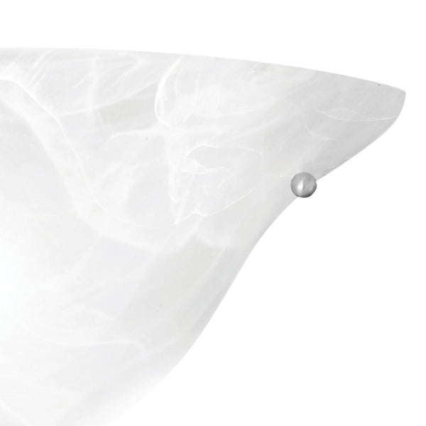 Thomas Lighting Prestige Single Light Wall Sconce Alabaster Glass Brushed Nickel Indoor Fixture SL853178