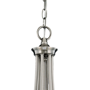 Thomas Lighting Harmony Three Light Chandelier Frosted Glass Domes Metal Frame Dining Room Fixture 31 inches SL880241