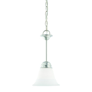 Thomas Lighting Bella Tulip Glass Mini Pendant Light Brushed Nickel Finish for Kitchen or Entryway SL891578