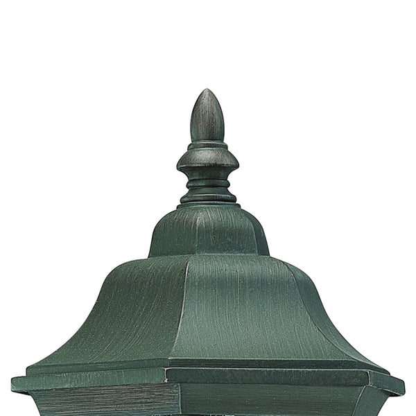 Thomas Lighting Covington Matte Metal Outdoor Wall Sconce with Seeded Glass Lantern for Entryways Bronze 14.25 inches SL922363
