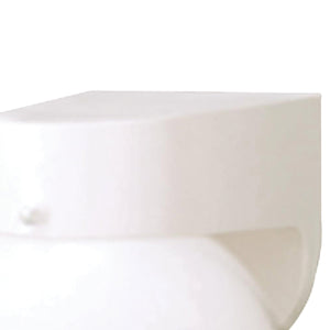 Thomas Lighting Nome Matte Outdoor Wall Sconce with Round Glass Shade for Entryway or Patio White SL94358