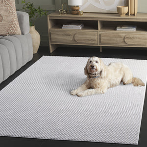 Safavieh Slate Round Turkish Area Rug In Taupe Ivory Blend — Low-Profile, Durable Cotton-Blend Comfort 6'-7" x 6'-7" SLA700E-7R