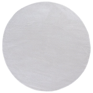 Safavieh Slate Contemporary Taupe & Ivory Square Rug — Low-Profile, Power-Loomed Turkish Design, Soft Durable Feel 6'-7" x 6'-7" SLA700E-7SQ