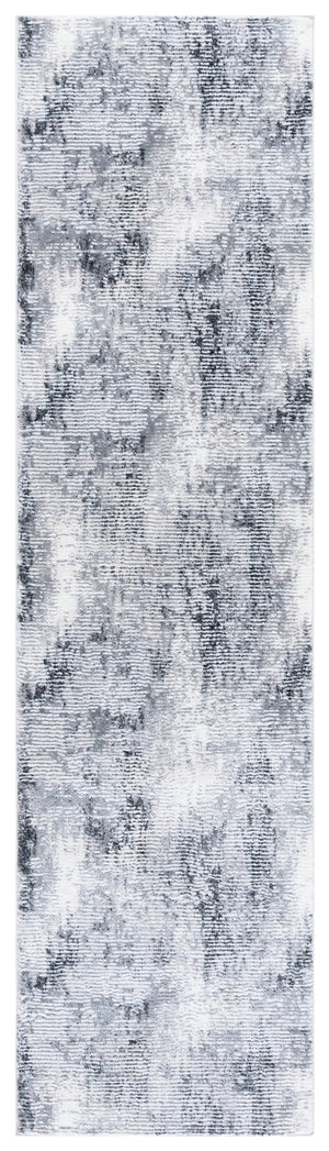 Safavieh Slate Modern Grey & Ivory Area Rug — Power-Loomed Turkey, Low 1/2" Pile, Durable Soft Blend 9'-0" x 12'-0" SLA702F-9