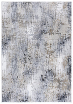 Safavieh Slate Contemporary Grey Brown-Ivory Area Rug — Soft, Power-Loomed Turkish Weave For Modern Spaces 4'-0" x 6'-0" SLA702G-4