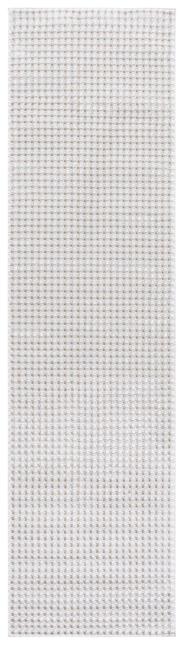 Safavieh Slate Contemporary Beige & Ivory Grey Area Rug, Power-Loomed Turkey, Durable Low-Profile Plush Finish 8'-0" x 10'-0" SLA704B-8