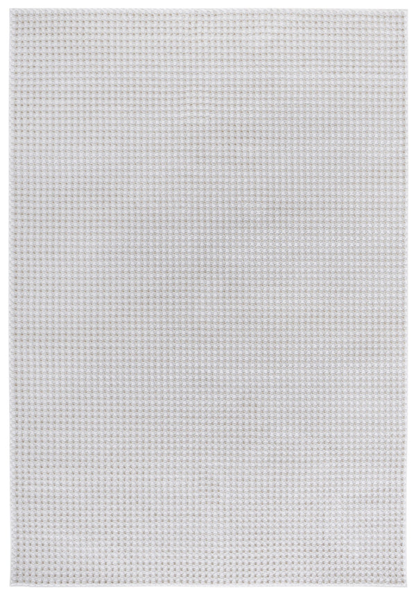 Safavieh Slate Contemporary Square Area Rug In Beige Ivory-Grey — Low-Profile, Durable Power-Loomed Design 6'-7" x 6'-7" SLA704B-7SQ