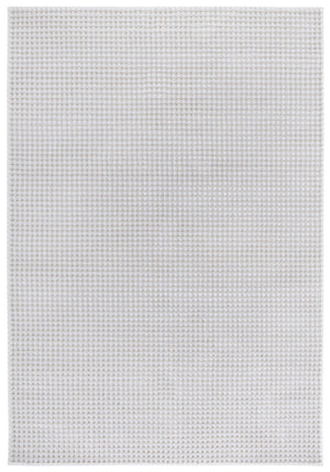 Safavieh Slate Contemporary Beige & Ivory Grey Area Rug, Power-Loomed Turkey, Durable Low-Profile Plush Finish 8'-0" x 10'-0" SLA704B-8
