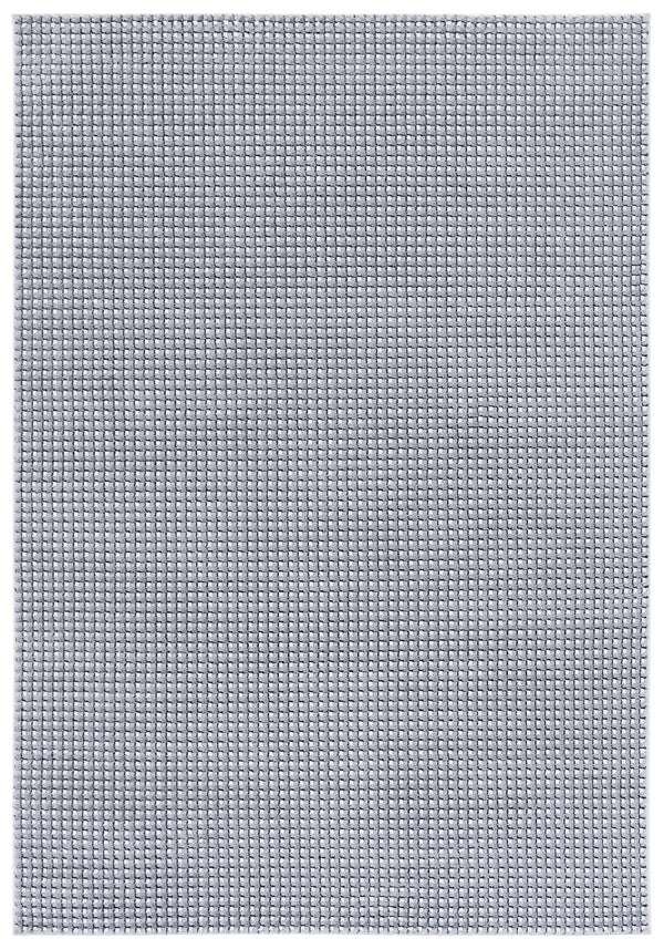 Safavieh Slate Modern Turkish Power-Loomed Area Rug In Grey Ivory-Black — Low-Profile, Durable, Stylish Centerpiece 6'-7" x 6'-7" SLA704G-7SQ