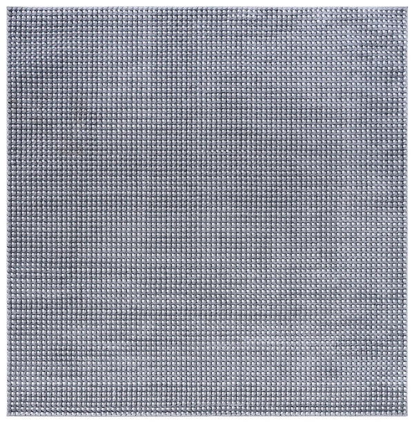 Safavieh Slate Modern Turkish Power-Loomed Area Rug In Grey Ivory-Black — Low-Profile, Durable, Stylish Centerpiece 6'-7" x 6'-7" SLA704G-7SQ