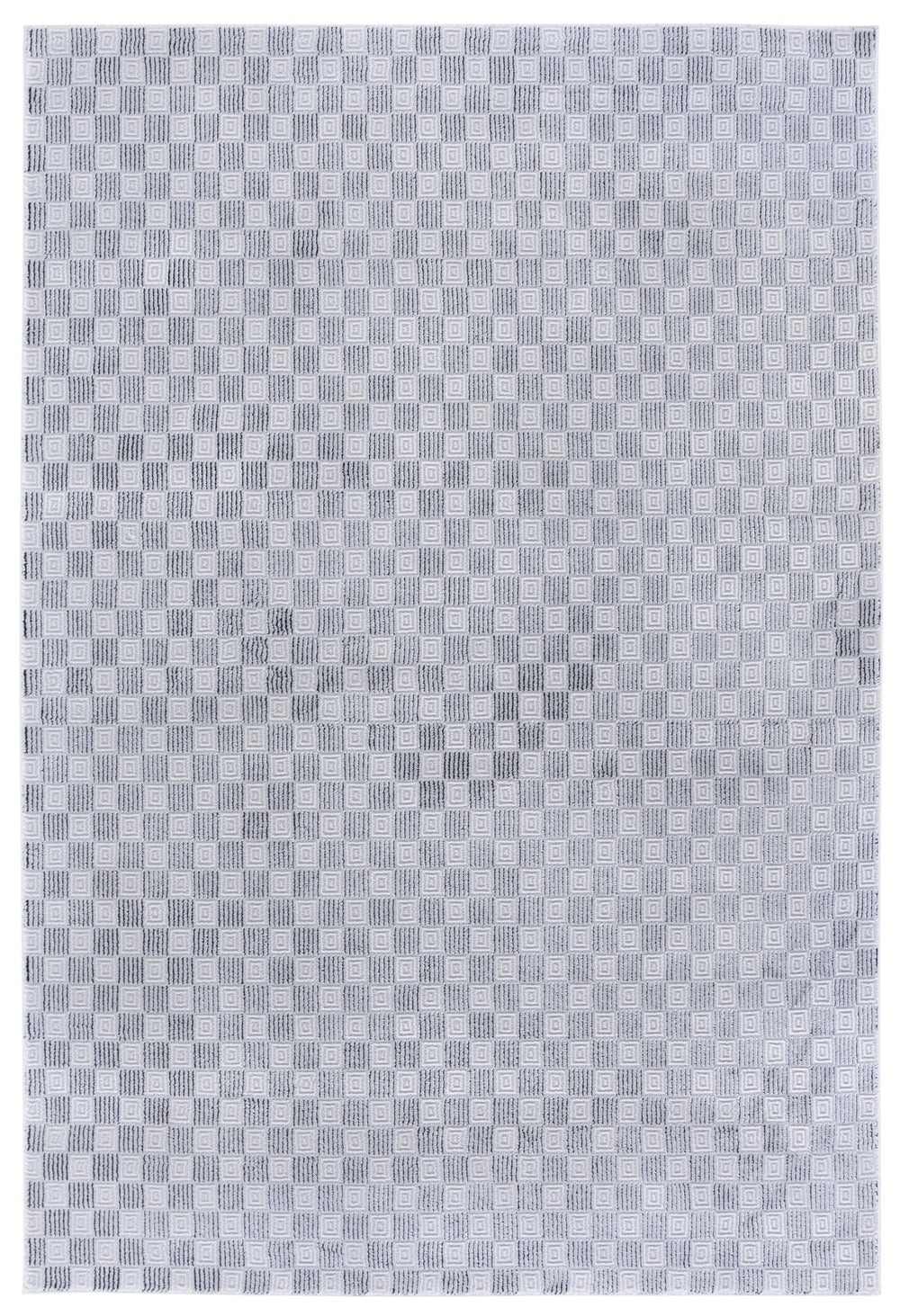 Safavieh Slate Modern Low‑Profile Area Rug In Grey Ivory Black — Power‑Loomed Turkish Durability & Softness 5'-3" x 7'-6" SLA706F-5