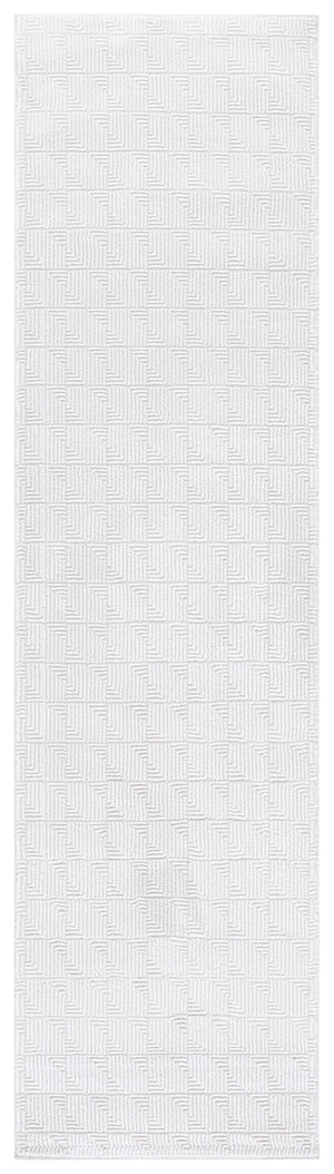 Safavieh Slate Chic Square Beige And Ivory Area Rug — Low-Profile Turkish Power-Loomed Design For Modern Homes 6'-7" x 6'-7" SLA714B-7SQ