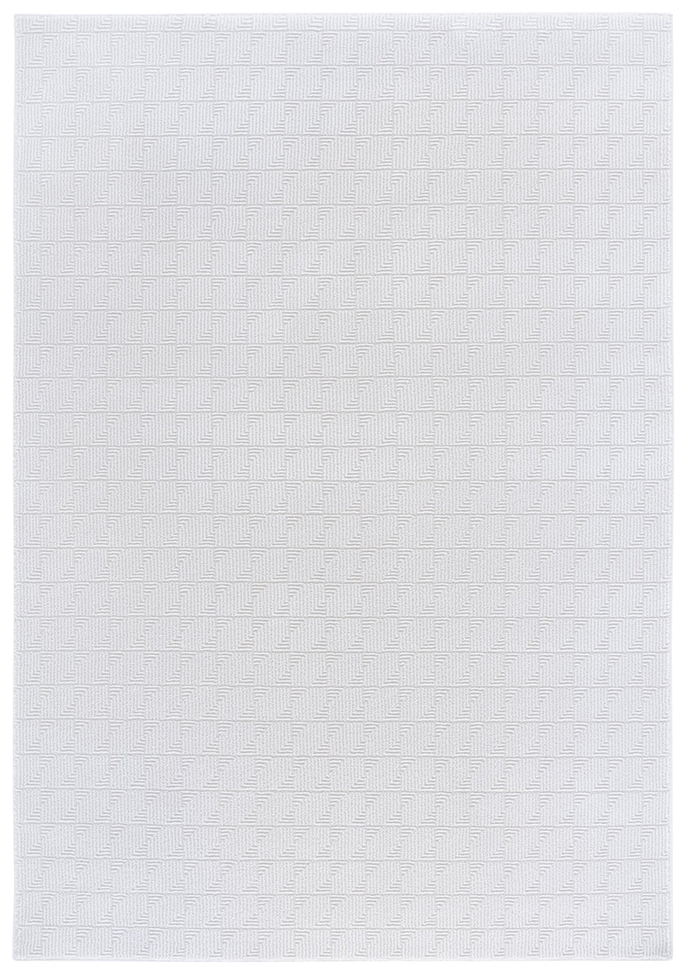 Safavieh Slate Round Beige And Ivory Area Rug — Modern Timeless Turkish Power-Loomed Design, Durable Softness 6'-7" x 6'-7" SLA714B-7R
