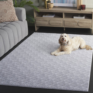 Safavieh Slate Modern Beige Grey Ivory Area Rug — Low-Profile 1/2" Pile, Power-Loomed Turkey Durability & Softness 8'-0" x 10'-0" SLA716B-8