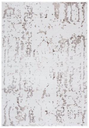 Safavieh Slate Power-Loomed Turkish Area Rug In Neutral Beige And Brown — Durable, Soft, Modern Texture 5'-3" x 7'-6" SLA718B-5