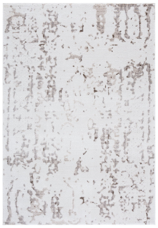 Safavieh Slate Power-Loomed Turkish Area Rug In Neutral Beige And Brown — Durable, Soft, Modern Texture 5'-3" x 7'-6" SLA718B-5