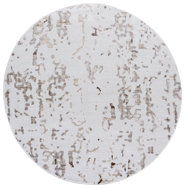 Safavieh Slate Power-Loomed Turkish Area Rug In Neutral Beige And Brown — Durable, Soft, Modern Texture 5'-3" x 7'-6" SLA718B-5