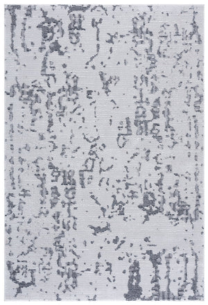Safavieh Slate Round Grey Area Rug — Power‑Loomed Turkish Construction, Low 1/2" Pile, Durable Soft Blend, Contemporary Design 6'-7" x 6'-7" SLA718F-7R