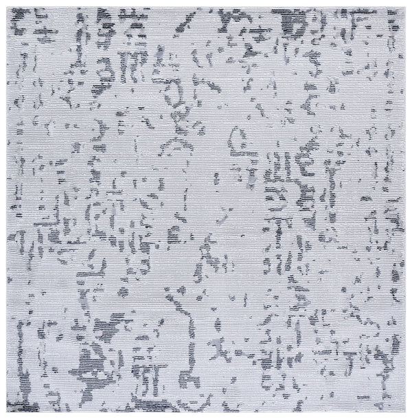 Safavieh Slate Contemporary Turkish Area Rug In Soothing Grey Tones — Low Profile, Durable, Easy Care 4'-0" x 6'-0" SLA718F-4