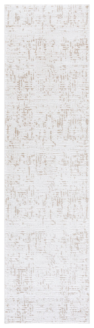 Safavieh Slate Refined Ivory Taupe Abstract Rug — Low-Medium Pile, Durable Power-Loomed Blend For Homes 5'-3" x 7'-6" SLA719E-5