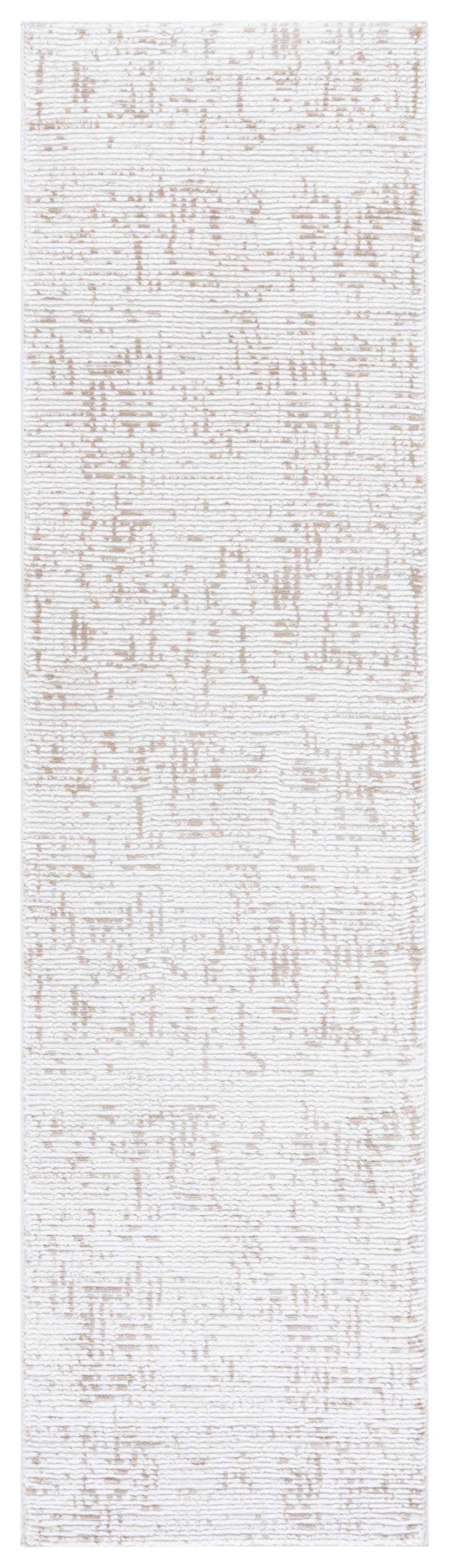 Safavieh Slate Contemporary Ivory And Taupe Area Rug — Power-Loomed Low-Profile 8X10 Turkish Blend For Living Rooms 9'-0" x 12'-0" SLA719E-9