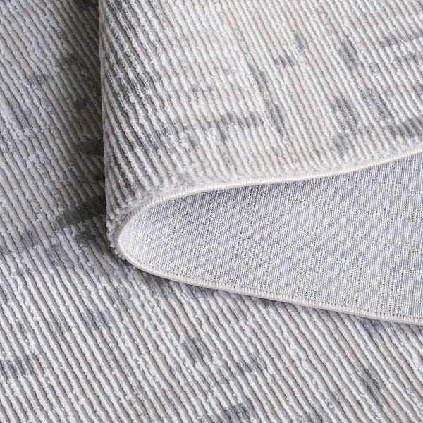 Safavieh Slate Modern Light Grey & Grey Area Rug - Low-Profile 1/2" Pile, Durable Power-Loomed Design For High-Traffic Spaces 4'-0" x 6'-0" SLA719F-4