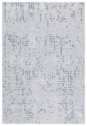 Safavieh Slate Contemporary Round Area Rug In Light Grey Tones — Durable Low-Profile Power-Loomed Design For High-Traffic Rooms 6'-7" x 6'-7" SLA719F-7R