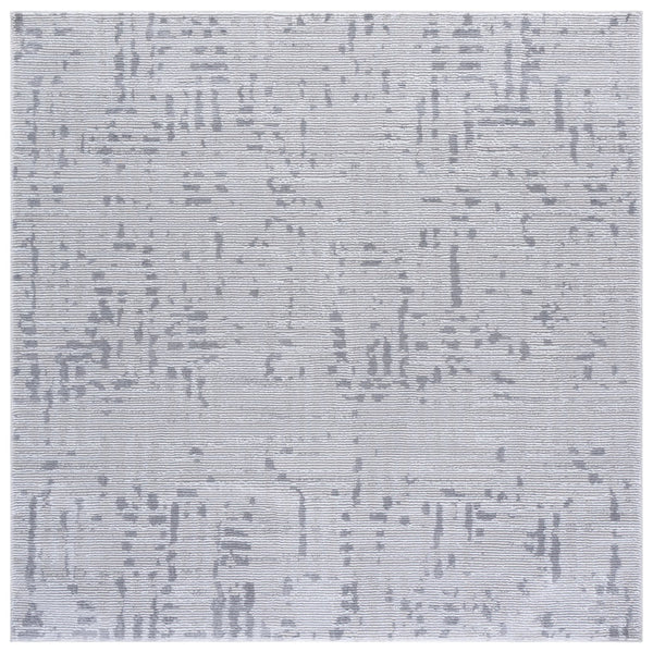 Safavieh Slate Contemporary Light Grey Area Rug — Low-Profile, Durable Power-Loomed Design For Medium Rooms 5'-3" x 7'-6" SLA719F-5