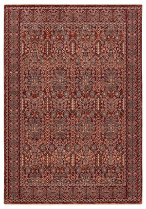 Jaipur Living Jaipur Living Jairus Scrollwork Oriental Runner Rug Polyester Fringe Hallway Accent 4'X6' RUG156561
