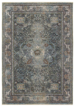 Jaipur Living Jaipur Living Israfel Distressed Persian Runner Rug Fringe Trim Hallway Accent 5' x 8' RUG156568