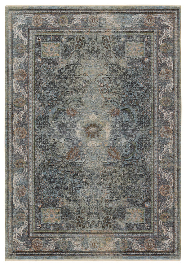 Jaipur Living Jaipur Living Israfel Distressed Persian Runner Rug Fringe Trim Hallway Accent 5' x 8' RUG156568