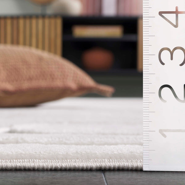 Safavieh Selena Modern Rectangle Area Rug - Luxurious Turkish Design, Durable, Soft, Elegant Home Accent Ivory Polypropylene Sle660a-8