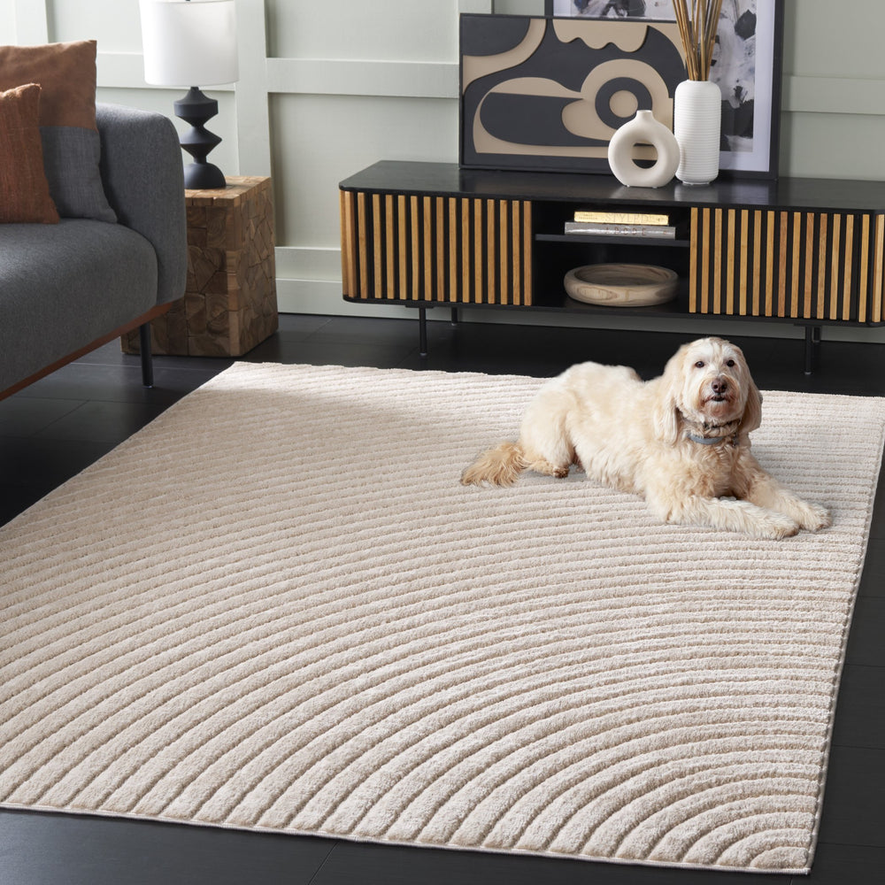 Safavieh Selena 10X14 Beige Area Rug - Low Profile 3/8" Power-Loomed Polypropylene With Sisal Accents, Turkey-Made SLE664B-10
