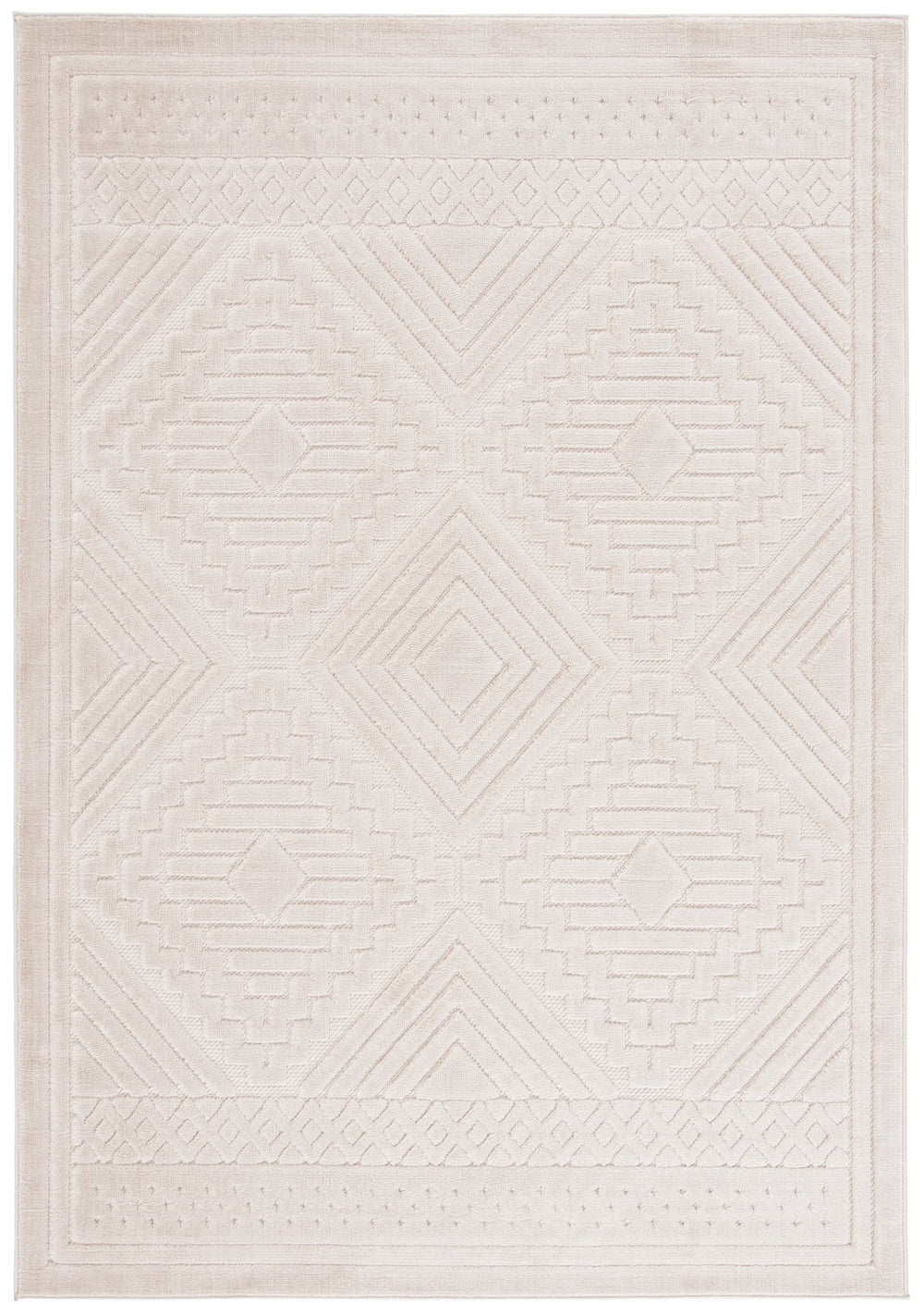 Safavieh Selena Exquisite Geometric Area Rug - Modern Design With Timeless Sophistication For Any Room Beige Polypropylene Sle670b-9