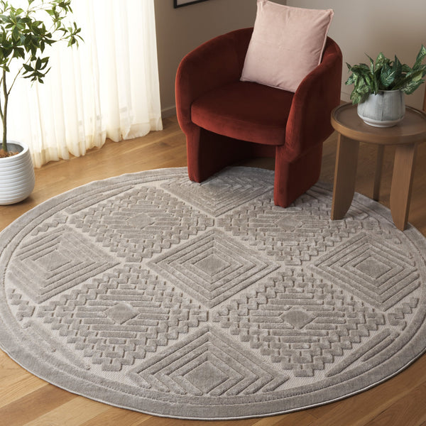 Safavieh Selena Exquisite Geometric Area Rug - Modern Design With Timeless Sophistication For Any Room Grey Polypropylene Sle670f-8