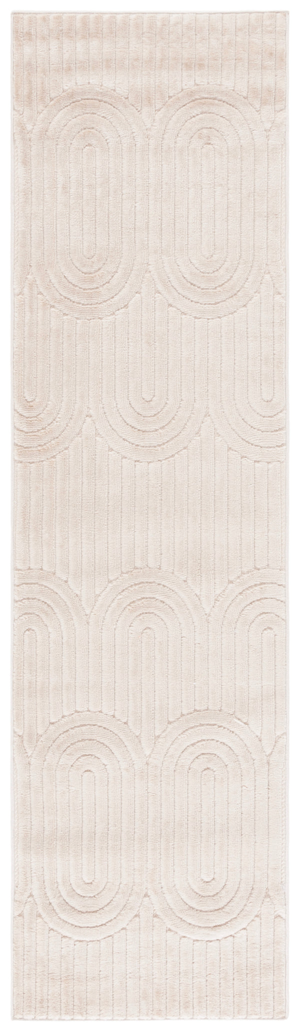 Safavieh Selena Modern Area Rug - Luxurious Soft Texture With Intricate Scallop Design For Timeless Elegance Beige Polypropylene Sle672b-4