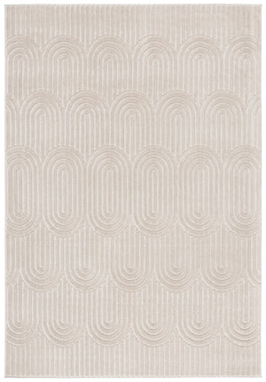 Safavieh Selena Modern Area Rug - Luxurious Soft Texture With Intricate Scallop Design For Timeless Elegance Beige Polypropylene Sle672b-4