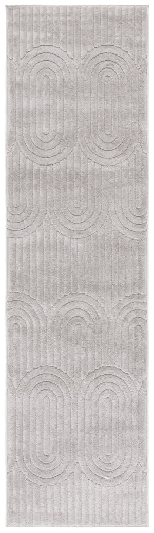 Safavieh Selena Modern Area Rug - Luxurious Soft Texture With Intricate Scallop Design For Timeless Elegance Grey Polypropylene Sle672f-7sq