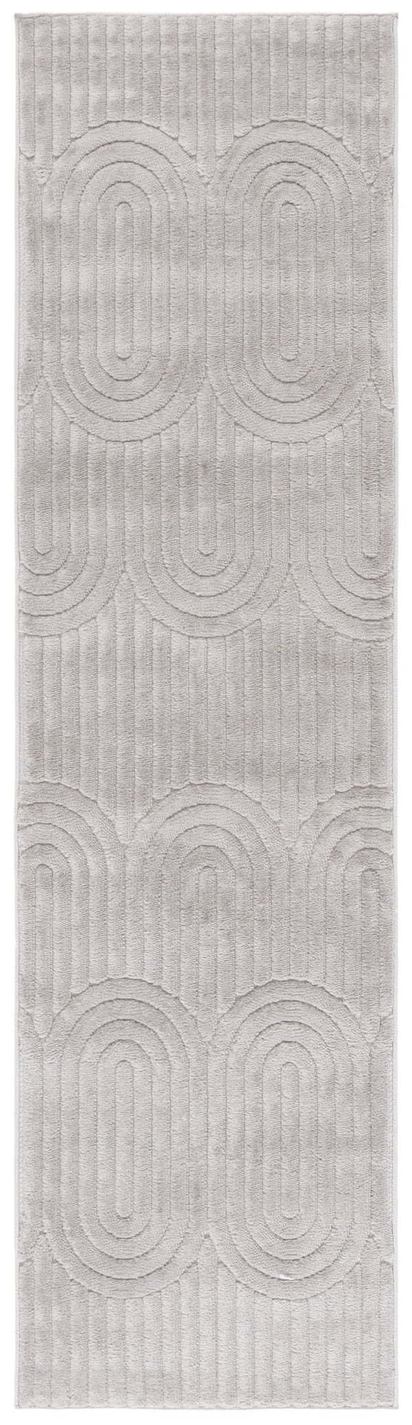 Safavieh Selena Modern Area Rug - Luxurious Soft Texture With Intricate Scallop Design For Timeless Elegance Grey Polypropylene Sle672f-7sq