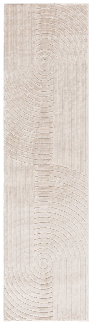 Safavieh Selena Modern Area Rug – Exquisite Turkish Craftsmanship With Concentric Circle Design For Any Space Beige Polypropylene Sle674b-28